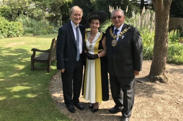 Sir David Amess at Mayor's Garden Party 